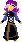 A pixel art version of my FFXIV OC, Aurlaux