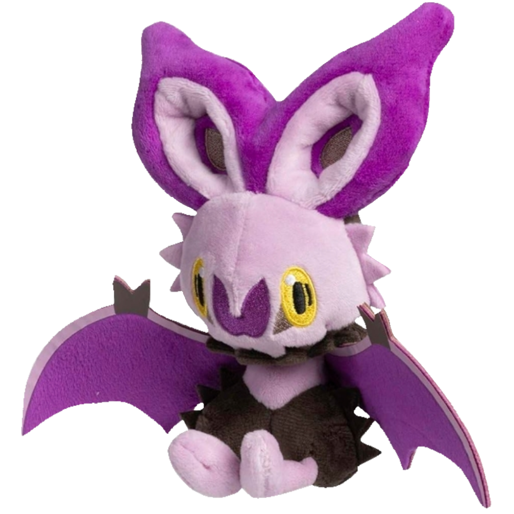 A plush of the Pokemon Noibat